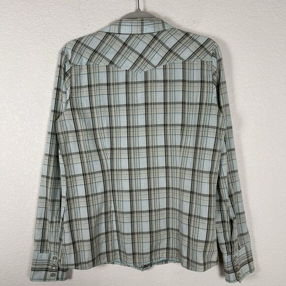 Vans Off The Wall Shirt Women’s Sz L Plaid Boho Cottagecore Cowgirl - Picture 4 of 8